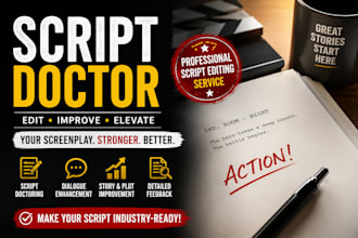 edit rewrite and script doctor your screenplay professionally