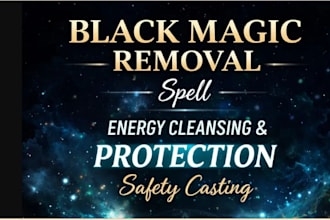 cast powerful healing spell, curse removal, good luck spell, protection spell
