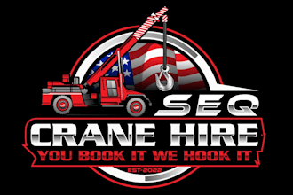 create an impressive crane logo in high definition
