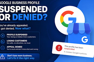 restore suspended google business profile reinstate gmb fix denied gmb appeal