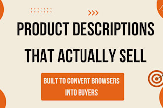 write product descriptions that convert clicks into sales