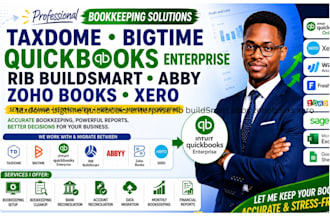taxdome bigtime quickbooks enterprise rib buildsmart abby zohobooks xero