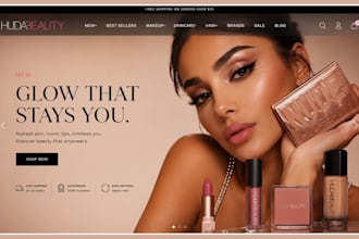 build skincare shopify store beauty store lipstick beauty skincare website