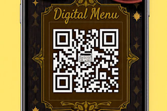 create a digital restaurant menu with qr code