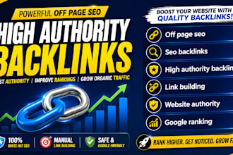 do powerful off page SEO and authority backlinks for google ranking