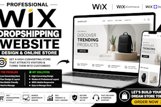 build wix website drop shipping wix online store wix website development wix