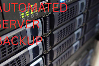 set up automatic backups for your windows server