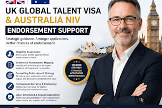 get endorsement ready for UK global talent australia niv visa applications