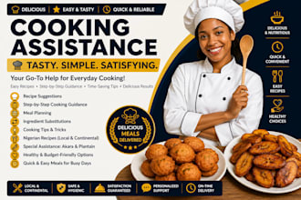 provide cooking lessons and recipe guidance