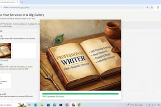 write hindi gujarati and kutchi content