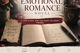 ghostwrite an original emotional romance novel