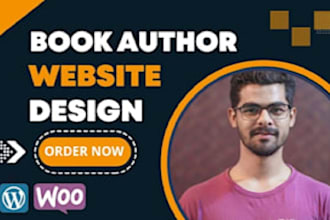 design author website, book author website, ebook website, author landing page