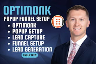 do optimonk popup lead capture conversion optimization funnel setup system
