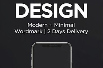design a minimalist logo and modern brand identity