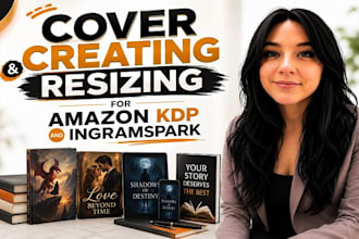 adjust and resize your book cover for ingramspark print ready