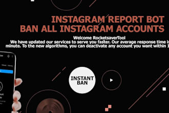 ig takewdown,ig banning bot,x instagram mass report, tiktok reporting harassment