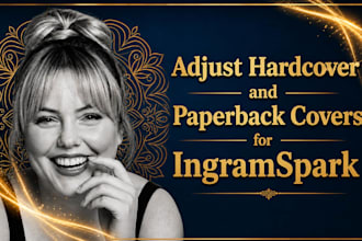 adjust hardcover and paperback covers for ingramspark publishing