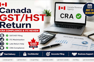 file your canada gst hst return, maximize itcs and ensure cra compliance