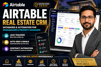 build a custom real estate airtable crm and airtable automation