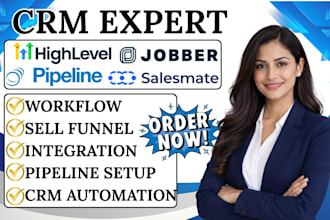 setup gohighlevel reporting dashboard jobber pipeline management salesmate crm