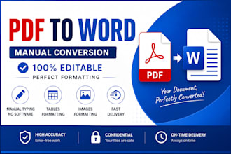 convert PDF to word manually with perfect formatting