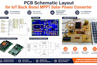 design pcb schematic layout lot buck boost mppt solar power converter