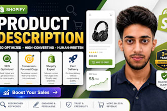 write product descritpion, optimized product description