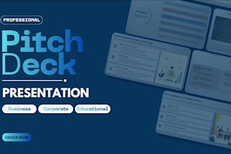 create professional powerpoint presentation for business, corporate or education