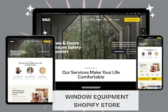 build window equipment shopify store