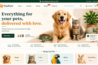 pet shopify store shopify store design shopify dropshipping store pet website