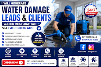 generate water damage leads, water treatment, fire damage, water filtration