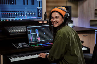 record powerful female pop vocal edm techno  hard vocals for your track