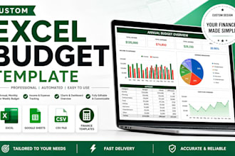 create custom excel budget template spreadsheet annual finance google sheets csv