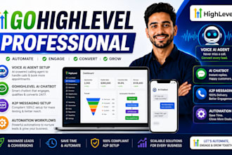 setup go high level voice ai agent gohighlevel ai chatbot ghl va a2p automation