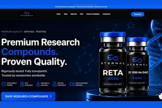 peptide website  fda compliant website peptide ecommerce website sarms website