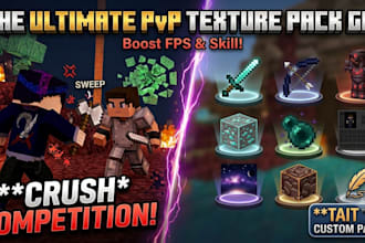 create a custom minecraft pvp texture pack or resource pack