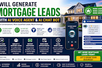 generate mortgage leads with ai voice agent and ai chat bot
