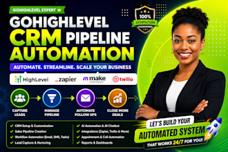 setup gohighlevel CRM pipeline automation