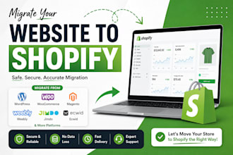 migrate wordpress wooecommerce jimbo magneto qudar weebly to shopify