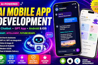 develop ai mobile app, ai chatbot app, gpt app for android and ios