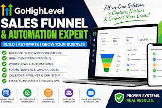 build gohighlevel sales funnel, gohighlevel funnel builder, and click funnel