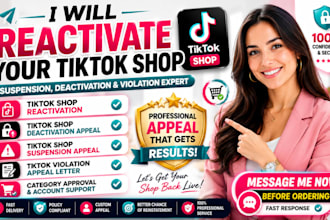 fix tiktok shop violation tiktok suspension tiktok reinstatement