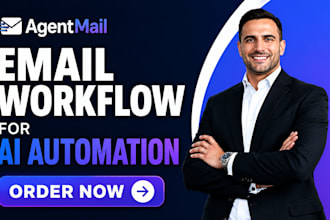 build agentmail  email workflow for al automation