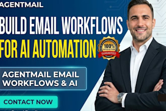 build agentmail  email workflow for al automation