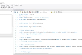 write sql queries and analyze your database
