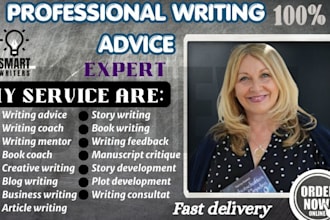 provide writing advice writing coach book coach business writing