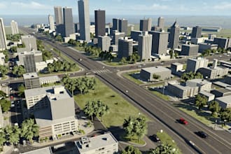 build beamng roleplay maps with cities, highways, and traffic systems