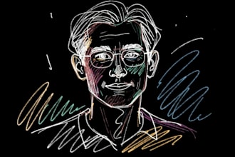 draw your image to scribble art style artistic