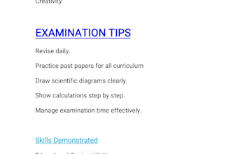 create educational materials suitable to all educational levels