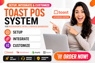 toast pos square pos clover pos lightspeed pos shopify pos setup integration